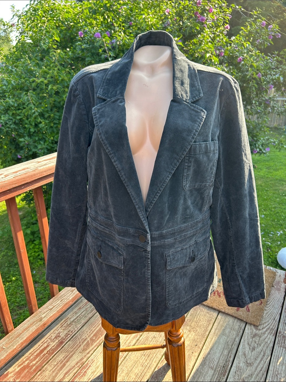 Dear John Heather Corduroy Jacket Blazer New w/ Tags Size L-$110 Retail- Classic